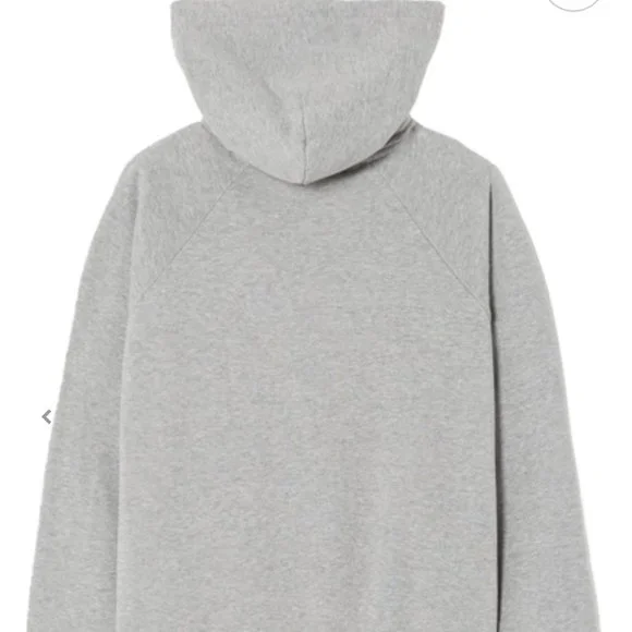 NWT  Size M RE/DONE 60s Raglan Hoodie Heather Grey - Picture 2 of 6